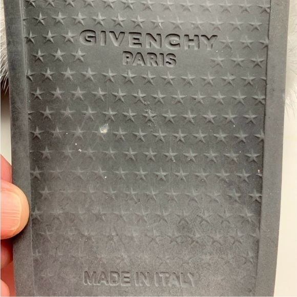 Givenchy Paris genuine fur slipper slides - Picture 5 of 5